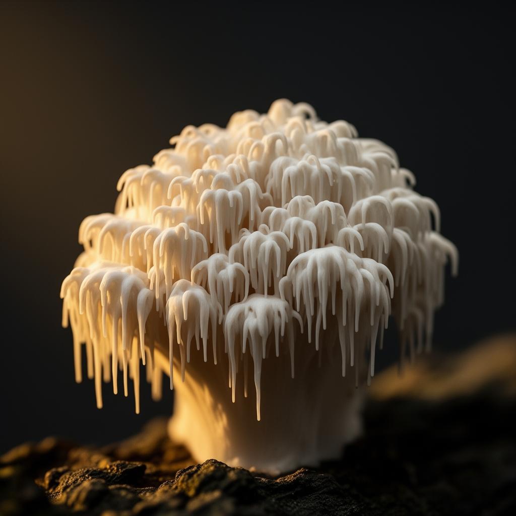 Lion's Mane mushroom — Hericium erinaceus